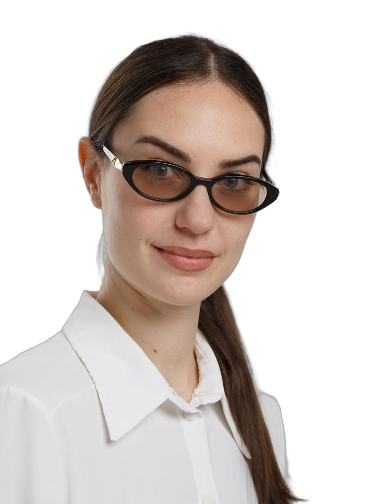 Hickmann Hi9301 Cat-Eye Acetate Sunglasses — Black