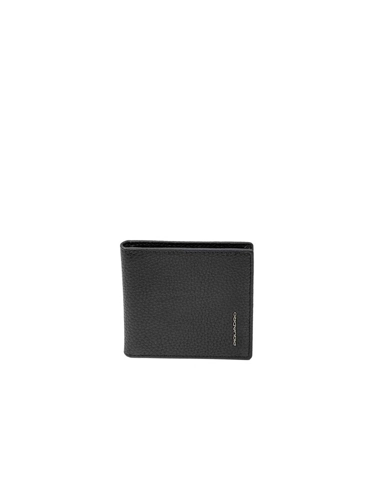 Piquadro Modus Restyling Wallet — Black Leather