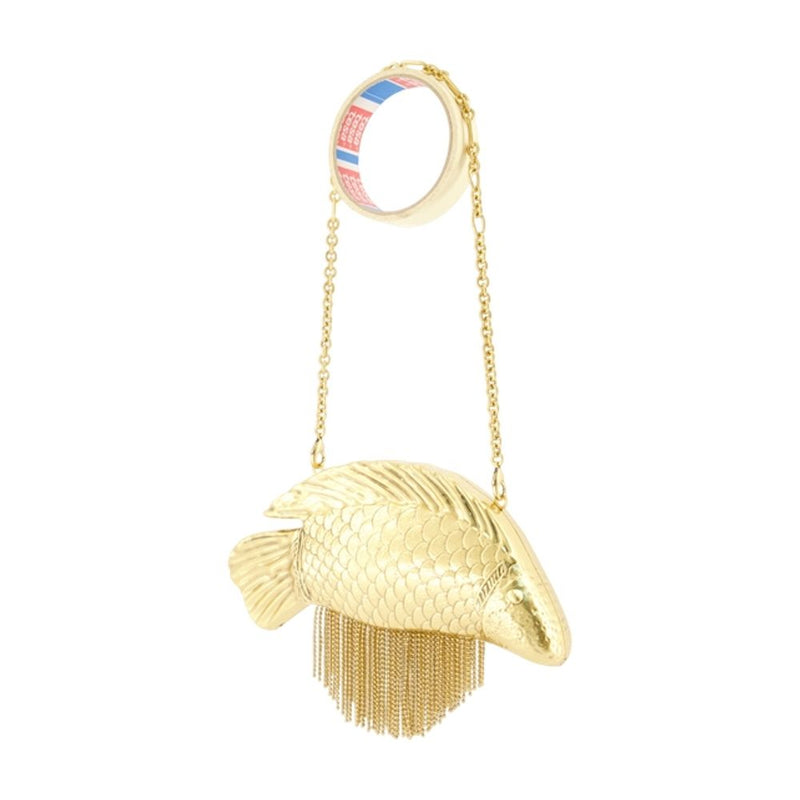 Cult Gaia Neemo Clutch — Gold Metal