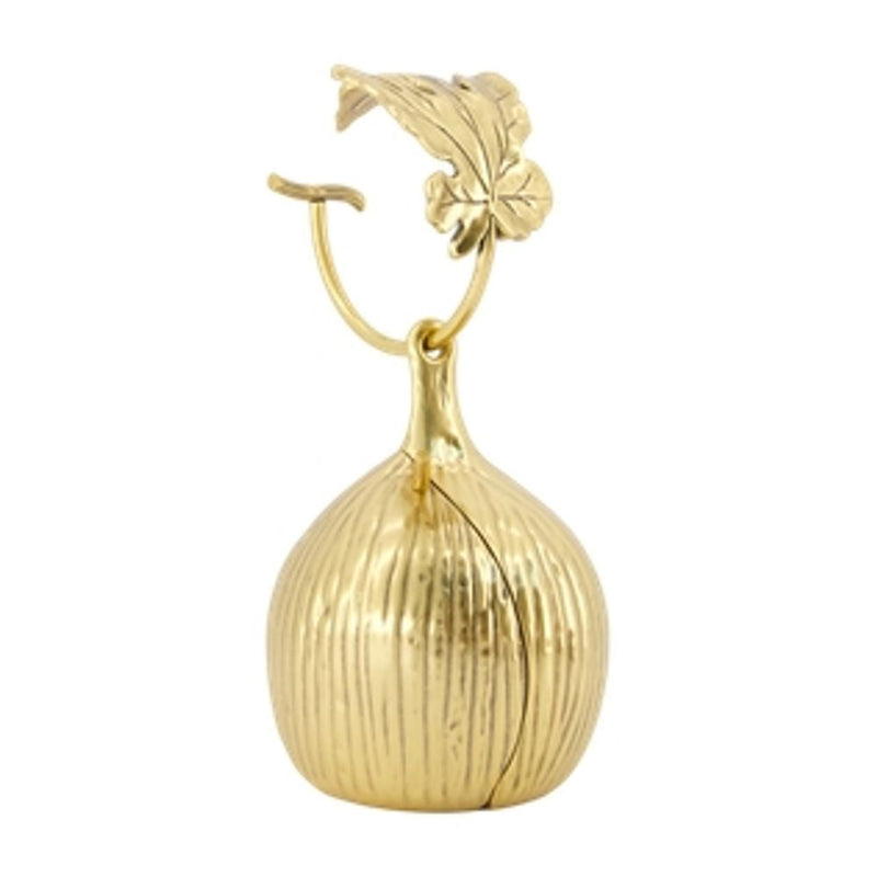 Cult Gaia Fico Coin Purse — Gold Metal Purses