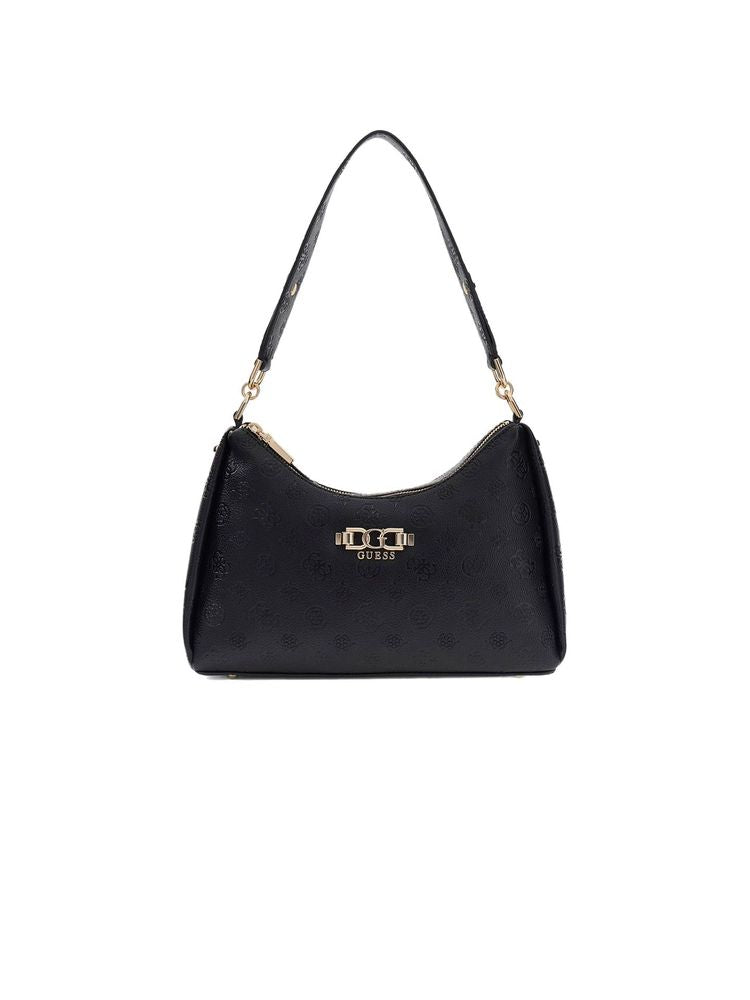 Guess Anise Shoulder Bag — Black Polyurethane