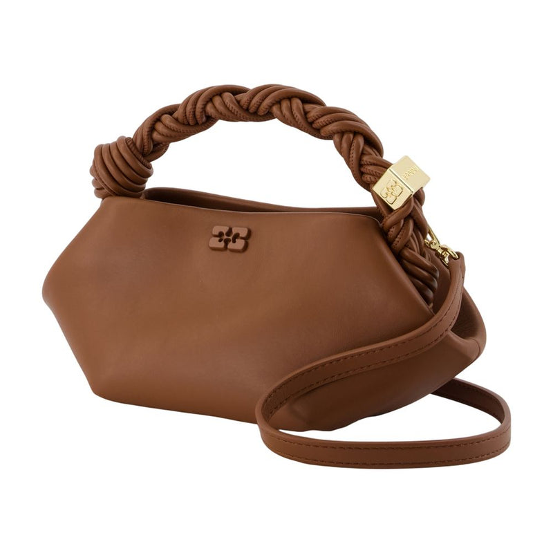 Ganni Shoulder Bag — Brown Synthetic