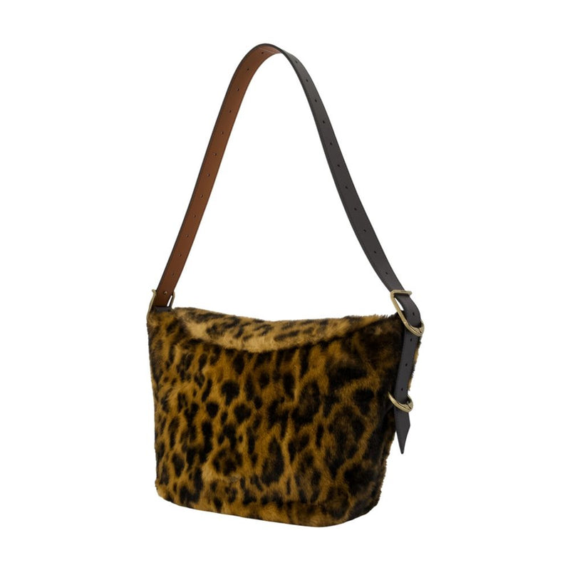 Zadig & Voltaire Jane Leo Crossbody Bag — Brown Fake_fur