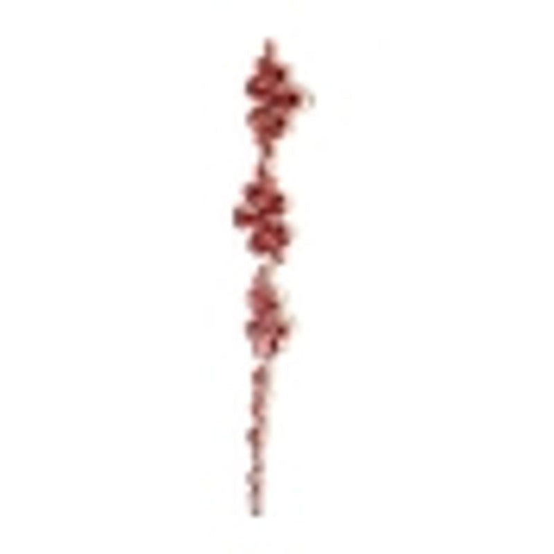 Simone Rocha Floral Synthetic Pearl Earrings — Red Synthetic_pearls