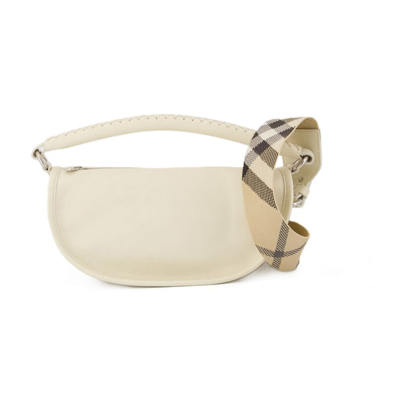 Burberry Shoulder Bag — White Calfskin