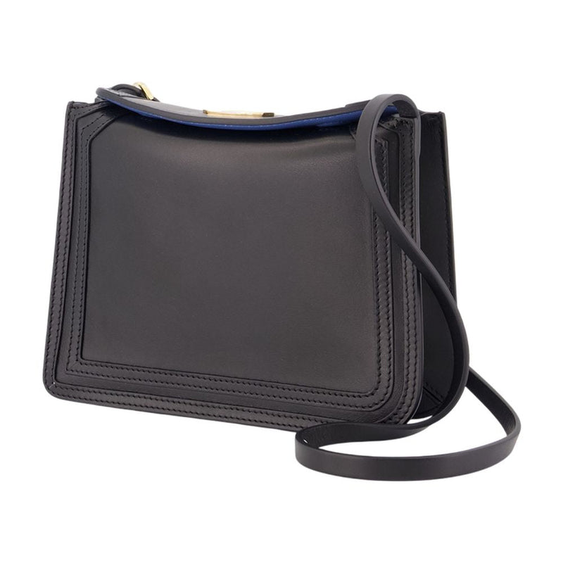 Lanvin Compagnon 16 Crossbody Bag — Black Calfskin