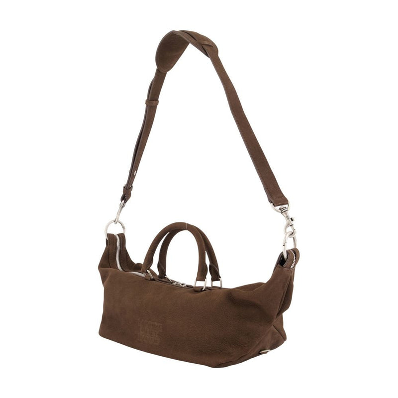 Marge Sherwood Crescent Dumpling Cowhide Shoulder Bag — Brown