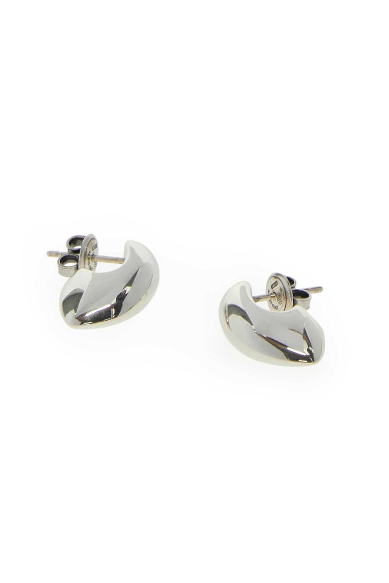 Bottega Veneta Claw Earrings — Silver
