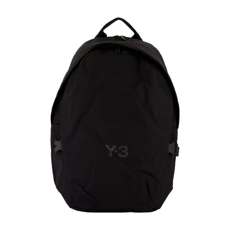 Y-3 Synthetic Sport-Inspired Backpack — Black