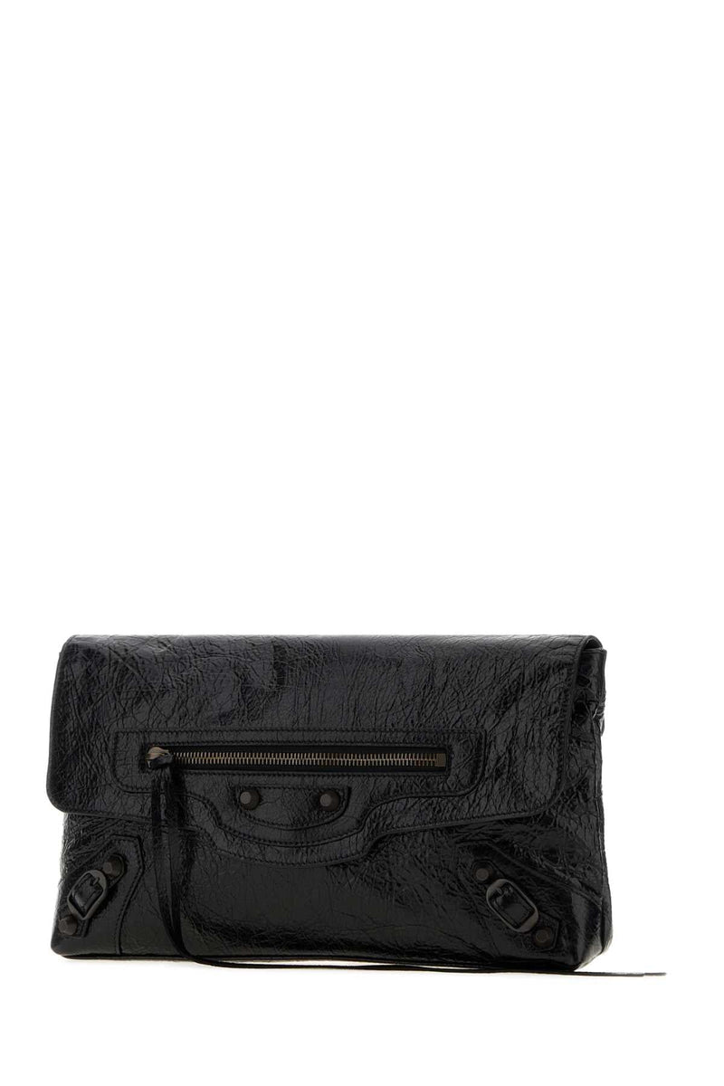 Balenciaga Le City Clutch — Black