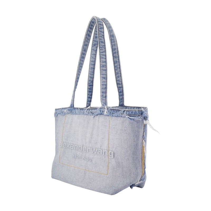 Alexander Wang Punch Tote Bag — Blue Cotton