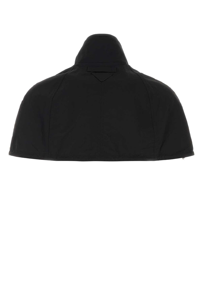Prada Nylon Cape — Black Scarfs