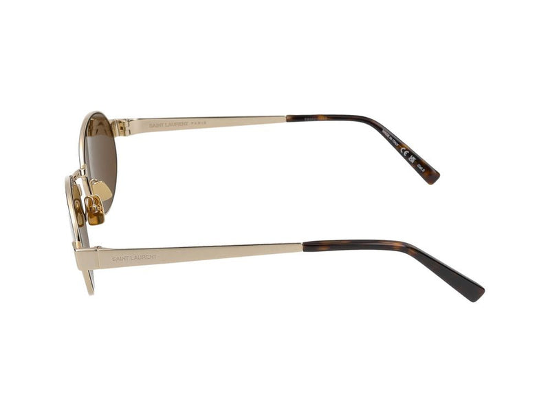 Saint Laurent Sl Sunglasses — Gold Metal