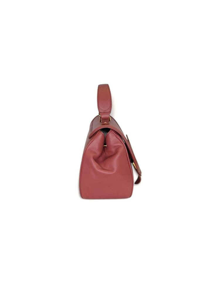 Coccinelle Blake Shoulder Bag — Brown Cow Leather