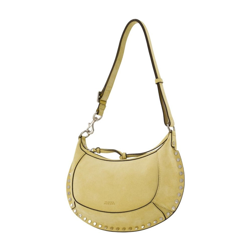 Isabel Marant Oskan Moon Shoulder Bag — Yellow Lambskin