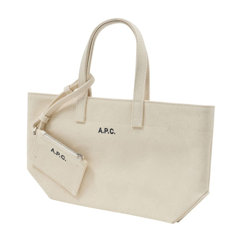 A.p.c. Le Drummer Tote Bag — White Cotton