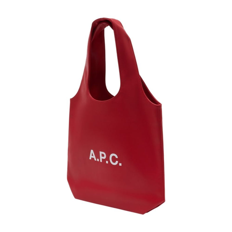 A.p.c. Ninon Tote Bag — Red Cotton