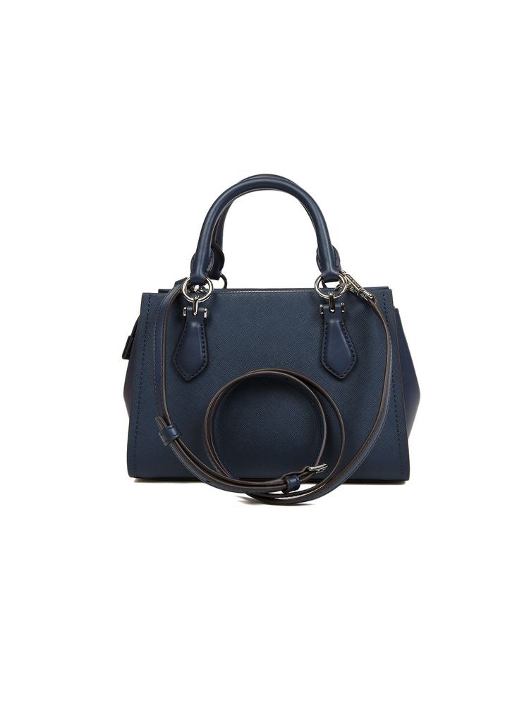 Michael Kors Marilyn Shoulder Bag — Navy Leather