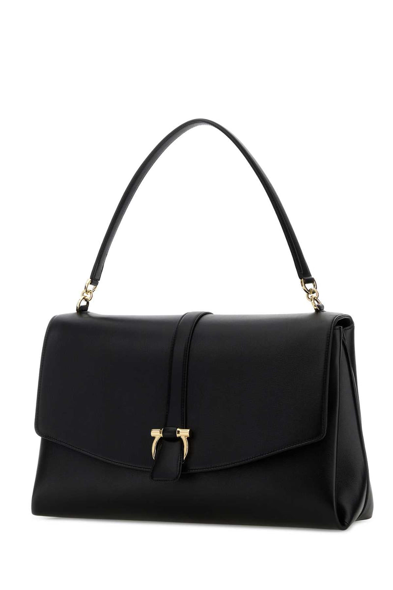 Ferragamo Nero Shoulder Bag — Black