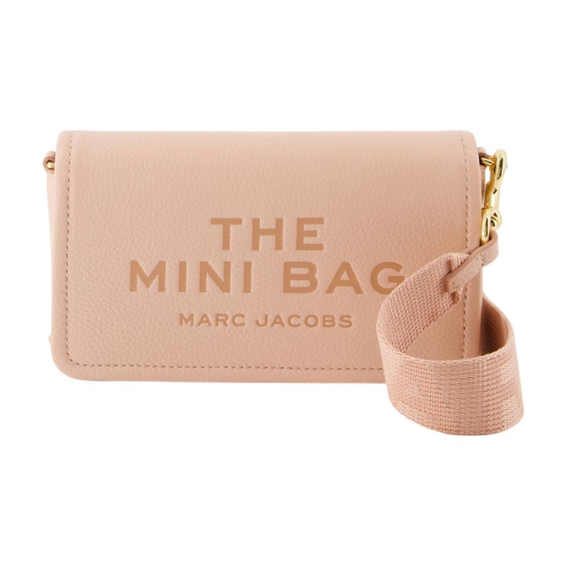 Marc Jacobs Cowhide Leather Shoulder Bag — Pink