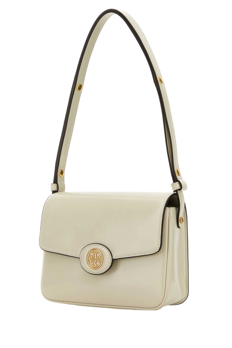 Tory Burch Robinson Shoulder Bag — Beige