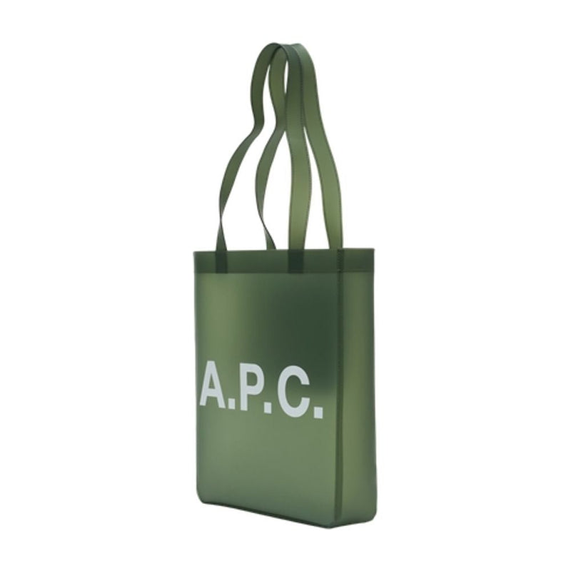 A.p.c. Lou Tote Bag — Green Synthetic
