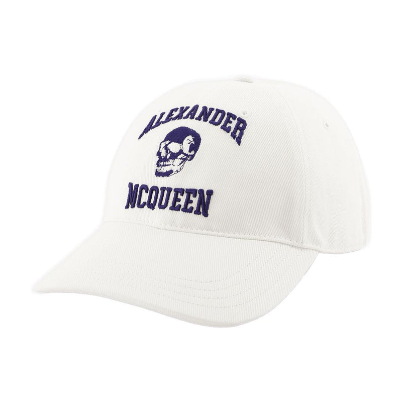 Alexander Mcqueen 7594504105q9038 Baseball Cap — White Others Caps