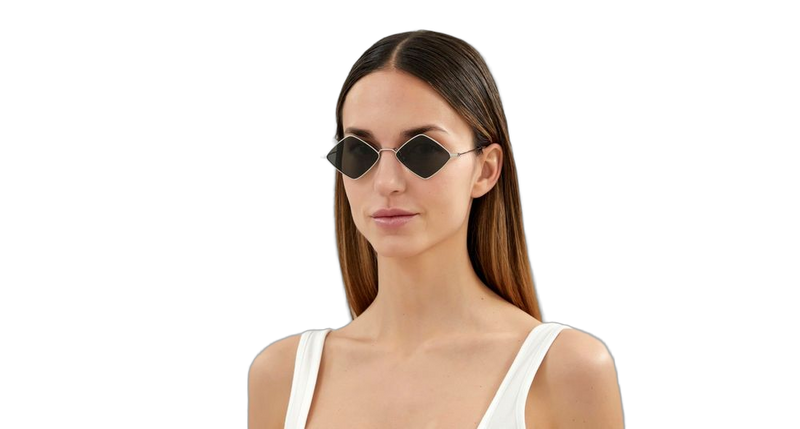 Saint Laurent Sl Sunglasses — Silver Metal