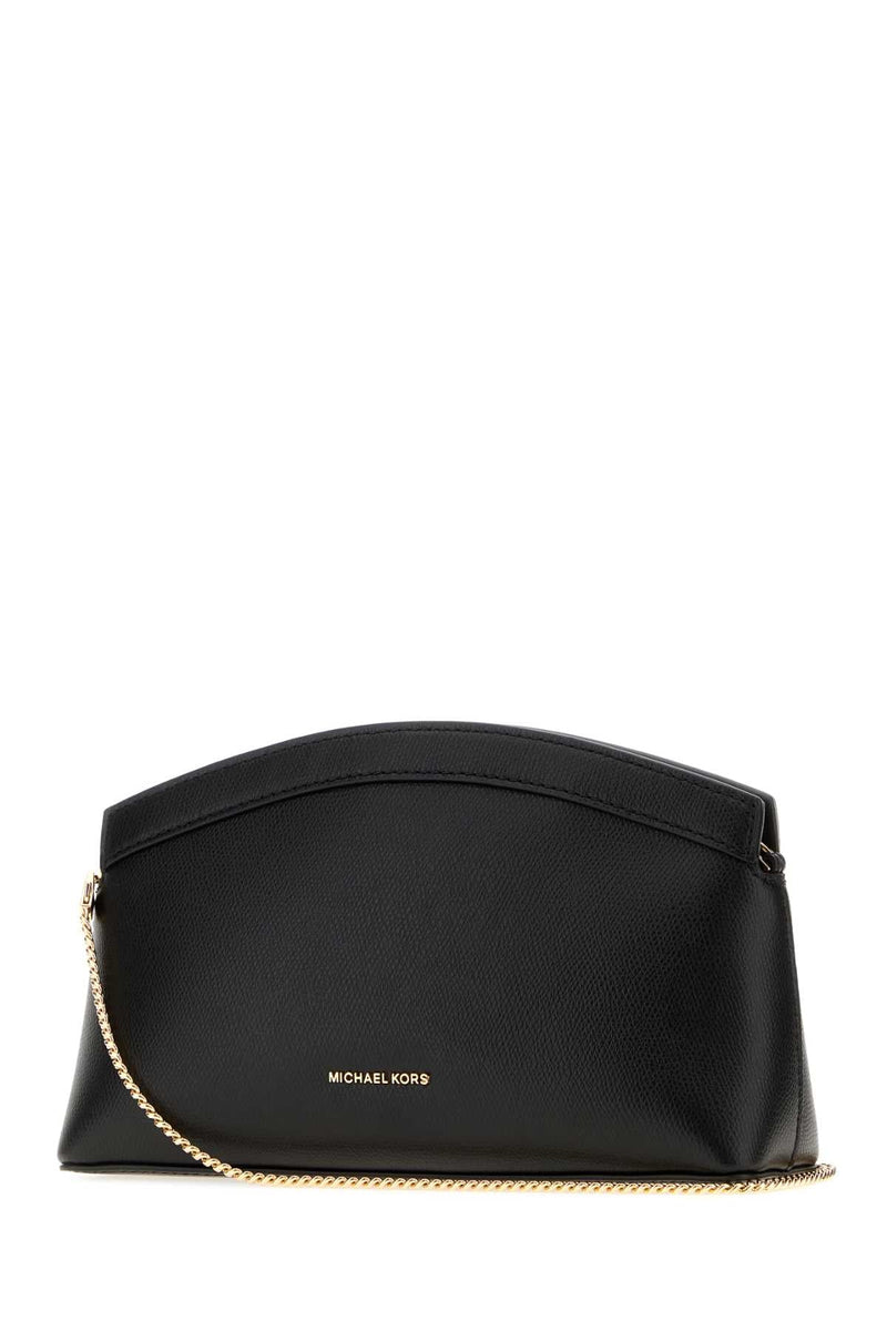Michael By Kors Dome Clutch — Black