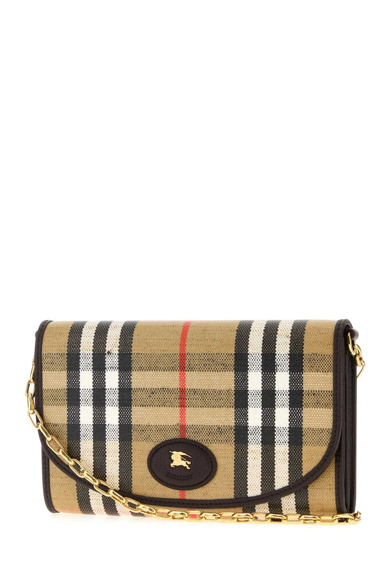 Burberry Highlands Wallet — Beige