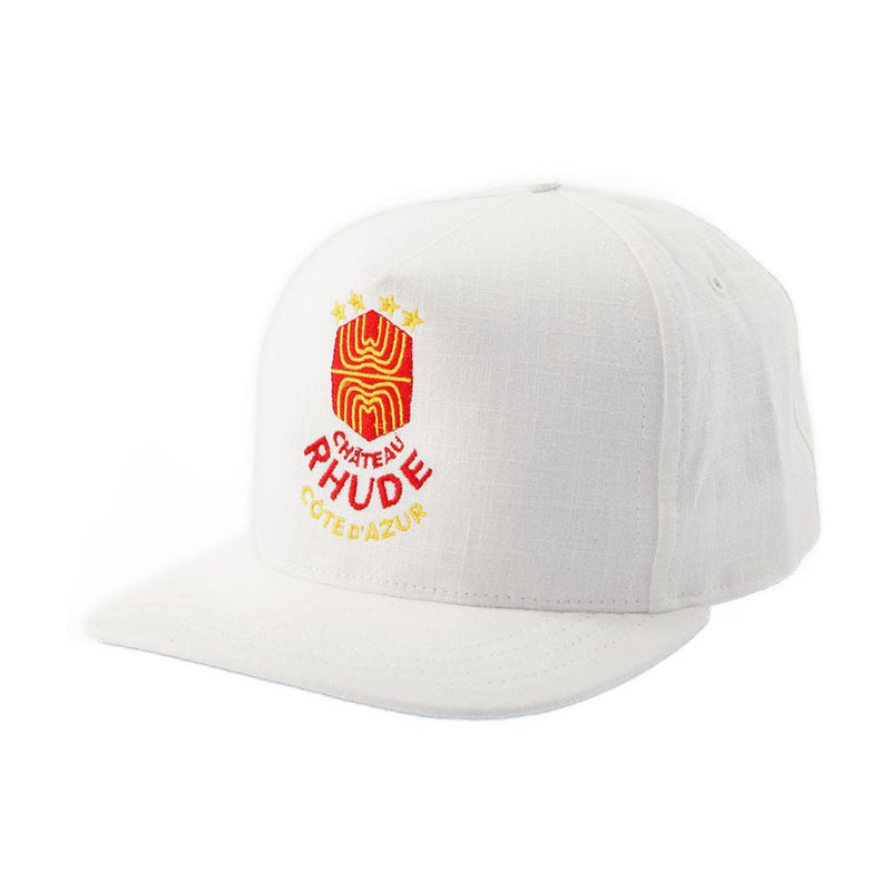 Rhude Rhss24ha02608114 Baseball Cap — Beige Cotton Caps