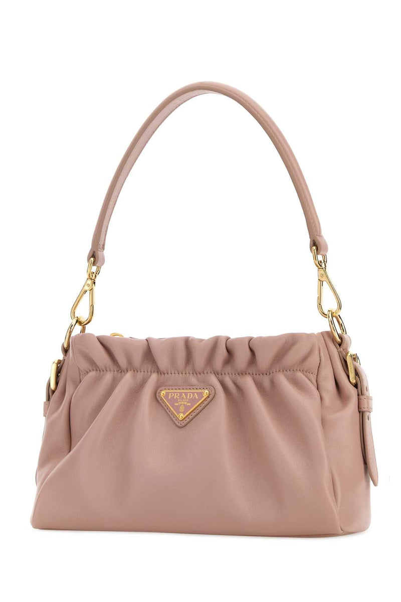 Prada Nappa Leather Shoulder Bag — Pink