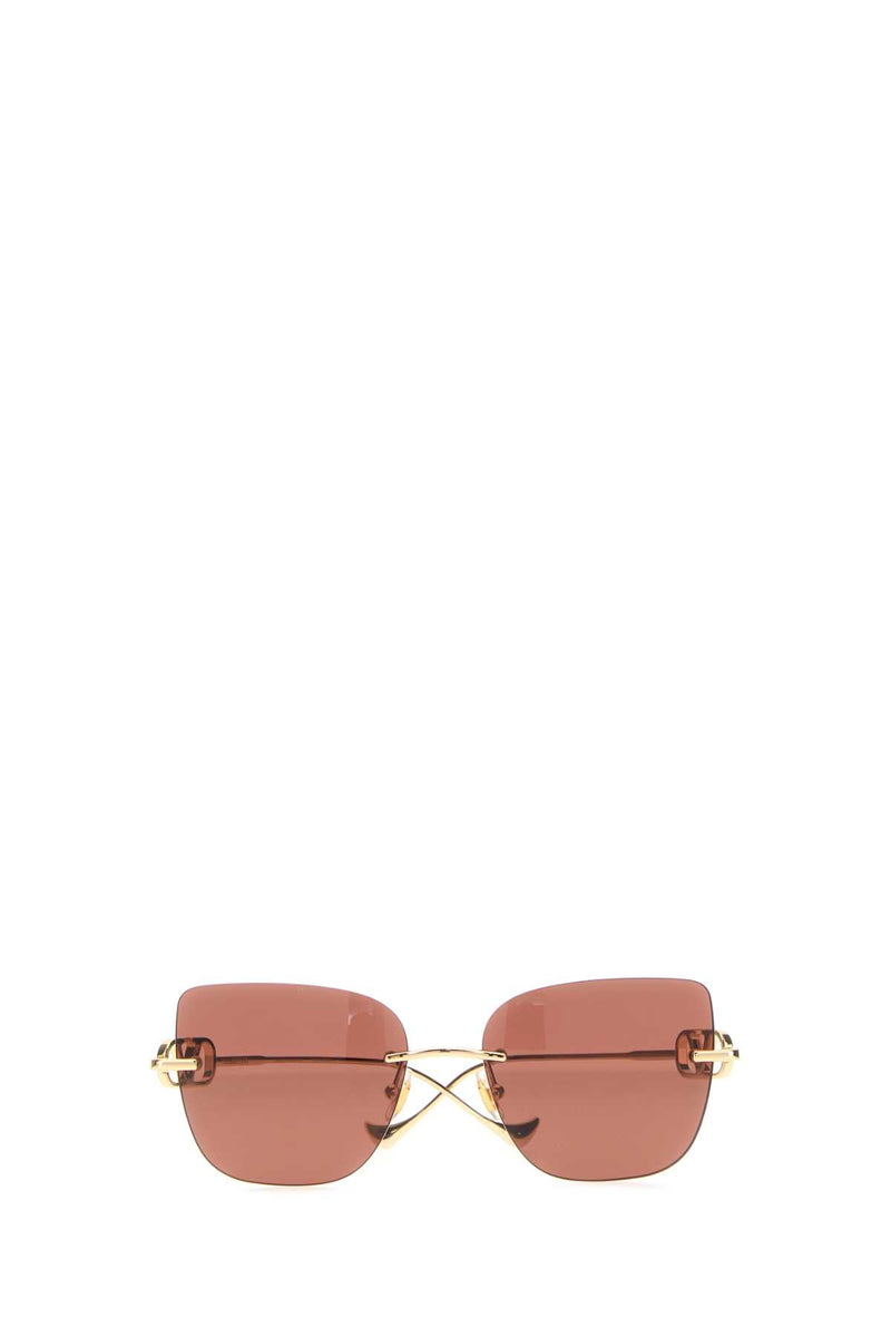 Valentino Garavani Sunglass Gold Metal Sunglasses —