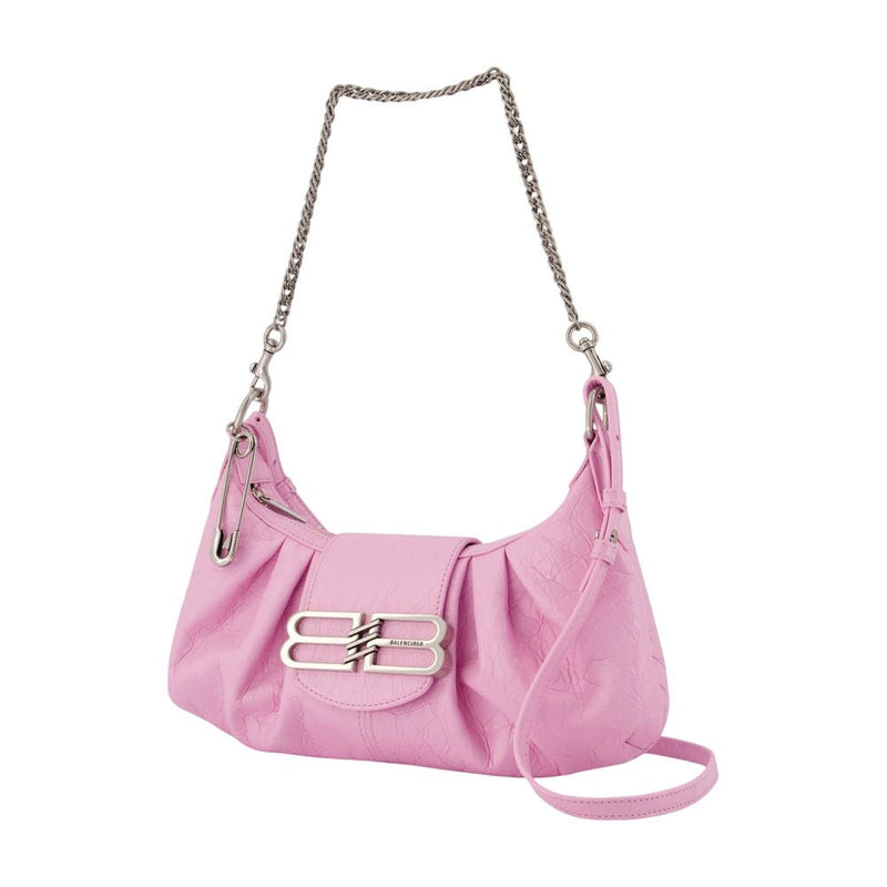 Balenciaga Pamela Shoulder Bag — Pink Lambskin