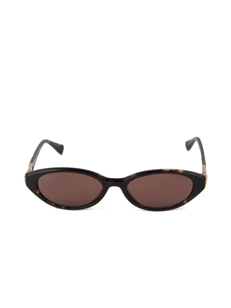 Hickmann Hi9301 Acetate Oval Sunglasses — Brown