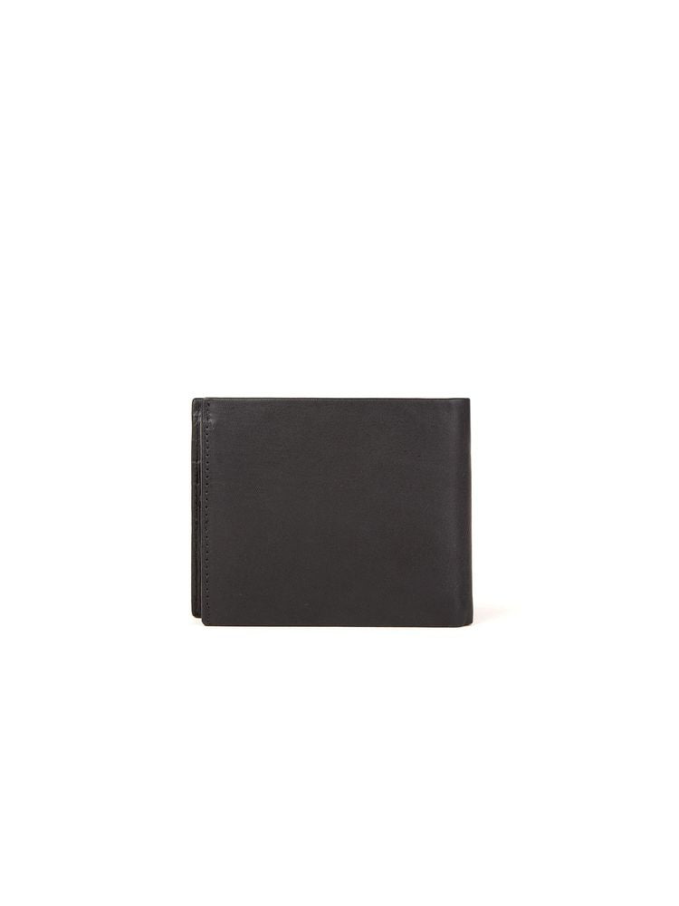 Momo Design Two-Tone Polyurethane Wallet — Black