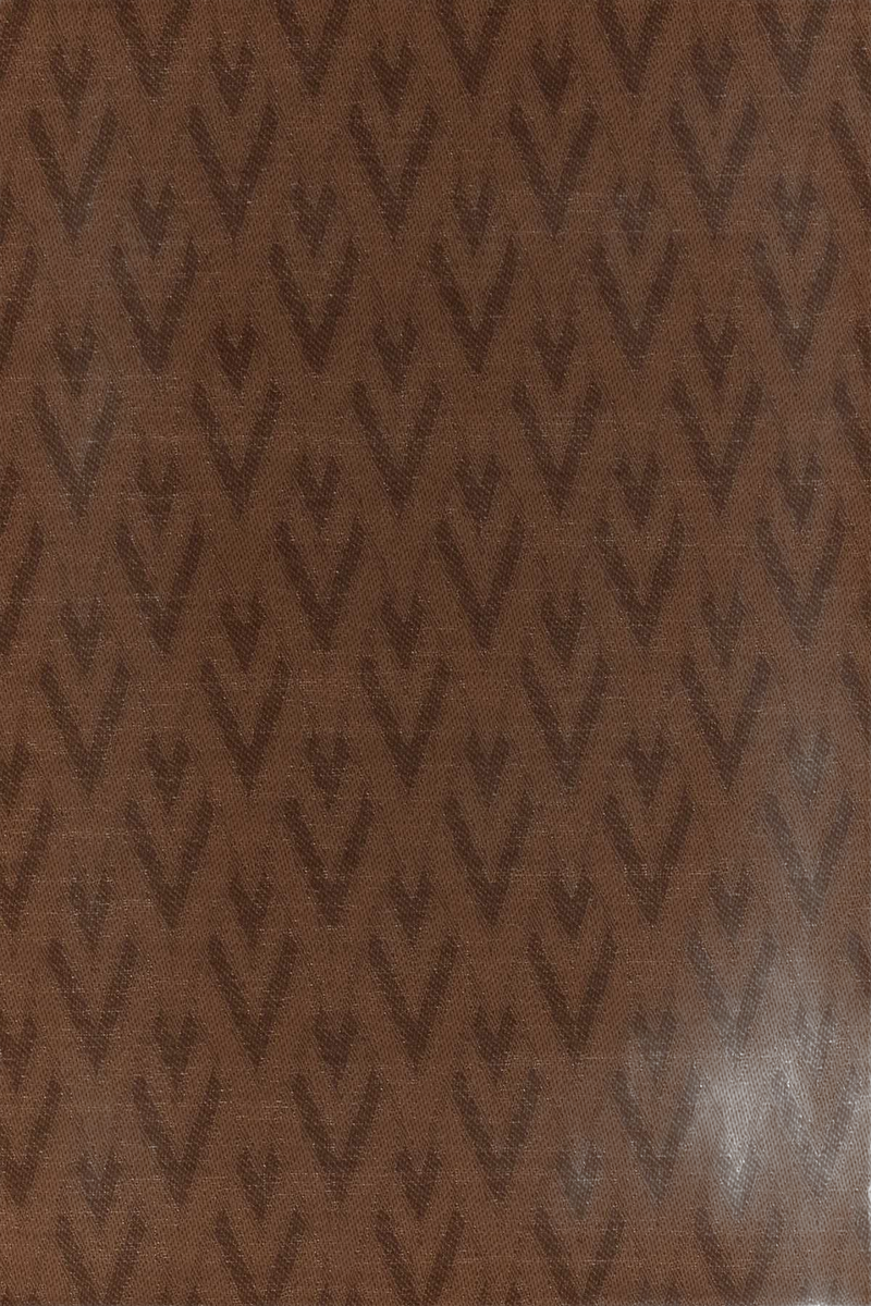 Valentino Garavani Toute Scarf — Brown Exterior: Silk Wool Scarfs