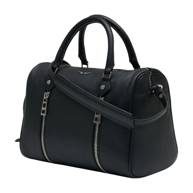 Zadig & Voltaire Shoulder Bag — Black Calfskin