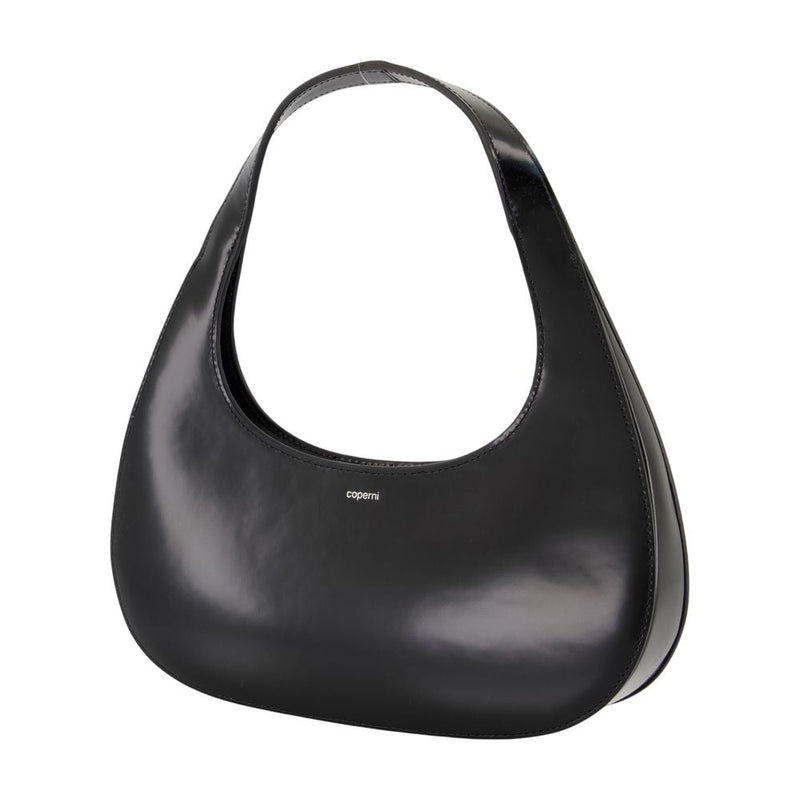 Coperni Shoulder Bag — Black Calfskin