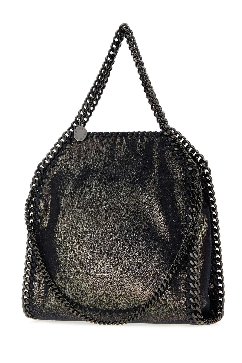 Stella Mccartney Tote Shoulder Bag — Navy Polyester