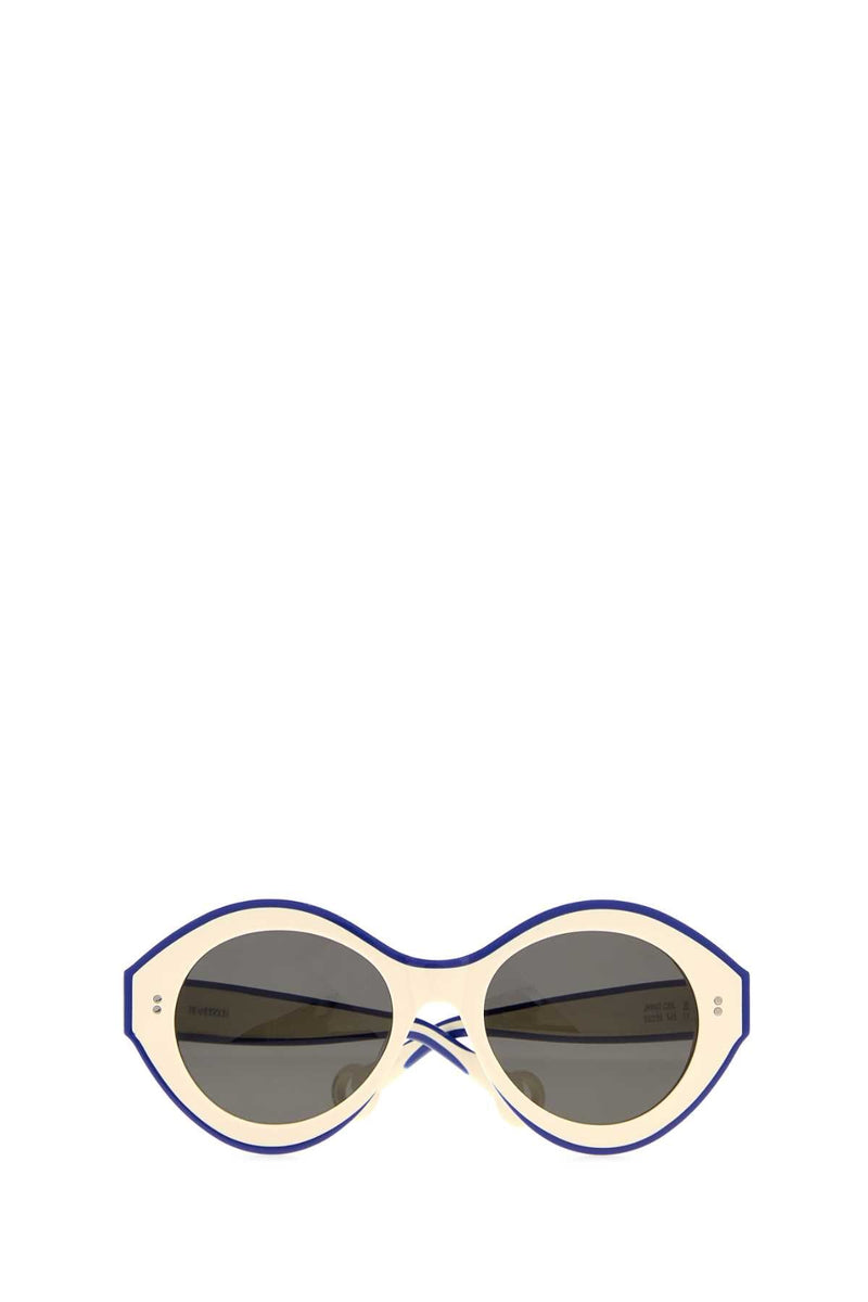 Jw Anderson Jwa07-Bumper Two-Tone Acetate Sunglasses — Multicolor Exterior