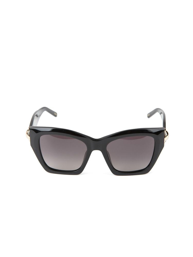 Furla Sfu979 Glossy Black Acetate Sunglasses —