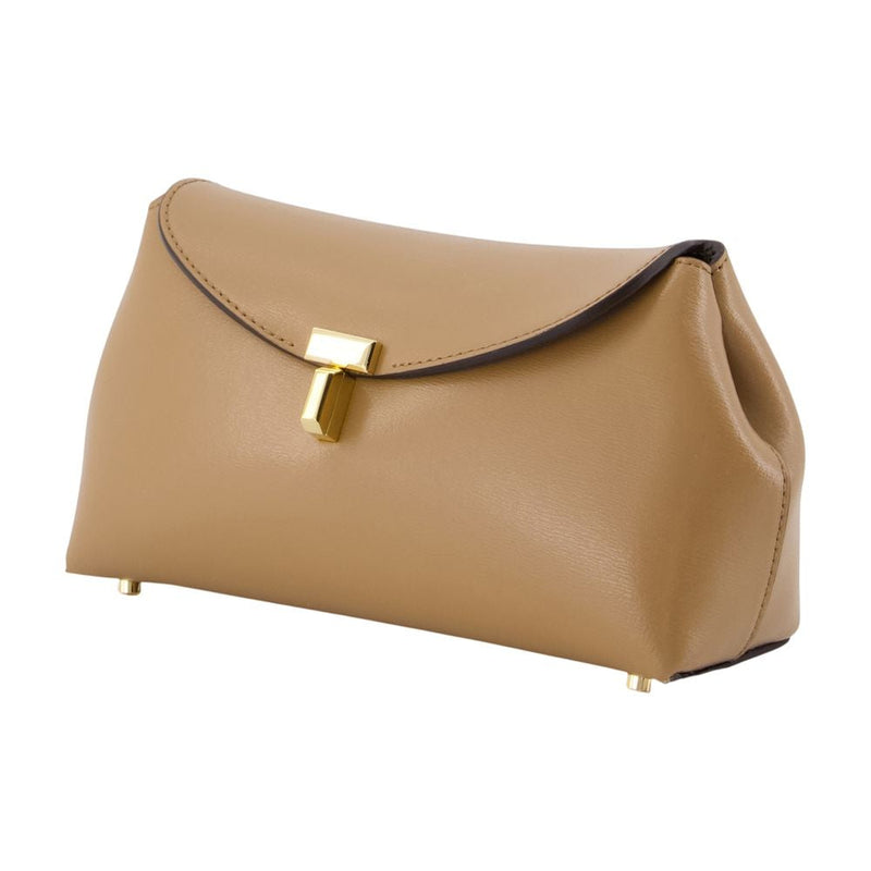 Toteme Clutch — Brown Cowhide