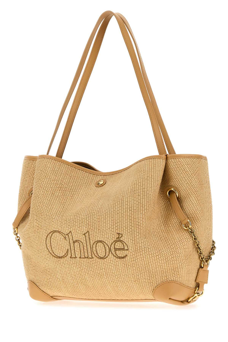Chloé Clover Shoulder Bag — Brown