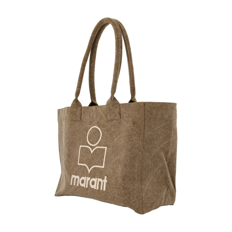 Isabel Marant Yenky Tote Bag — Khaki Cotton