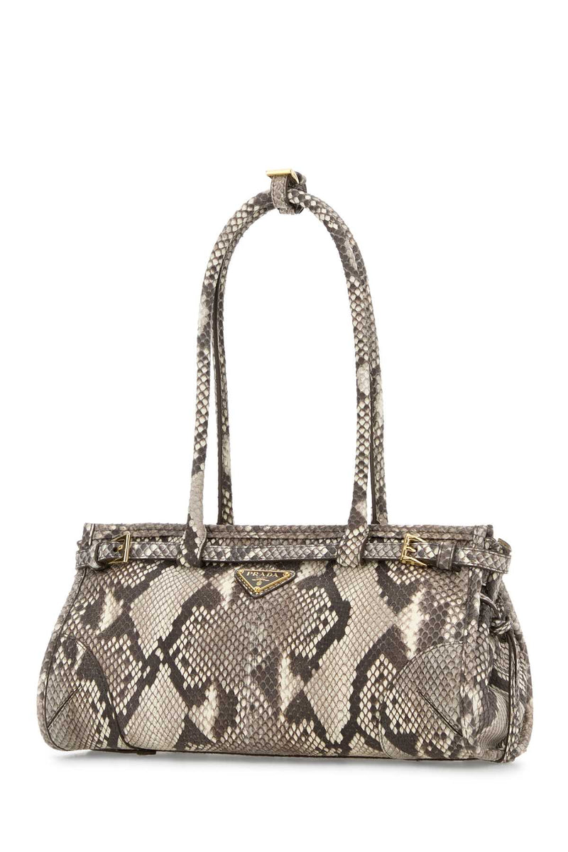 Prada Bonnie Shoulder Bag — Gray