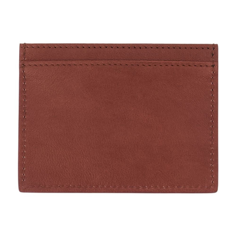Vivienne Westwood Calfskin Leather Card Case — Brown Cases