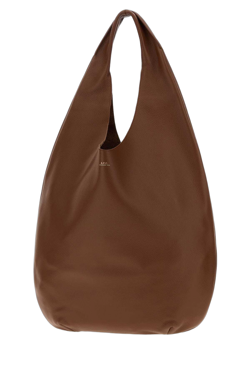 A.p.c. Le Neige Shoulder Bag — Brown Exterior: Leather