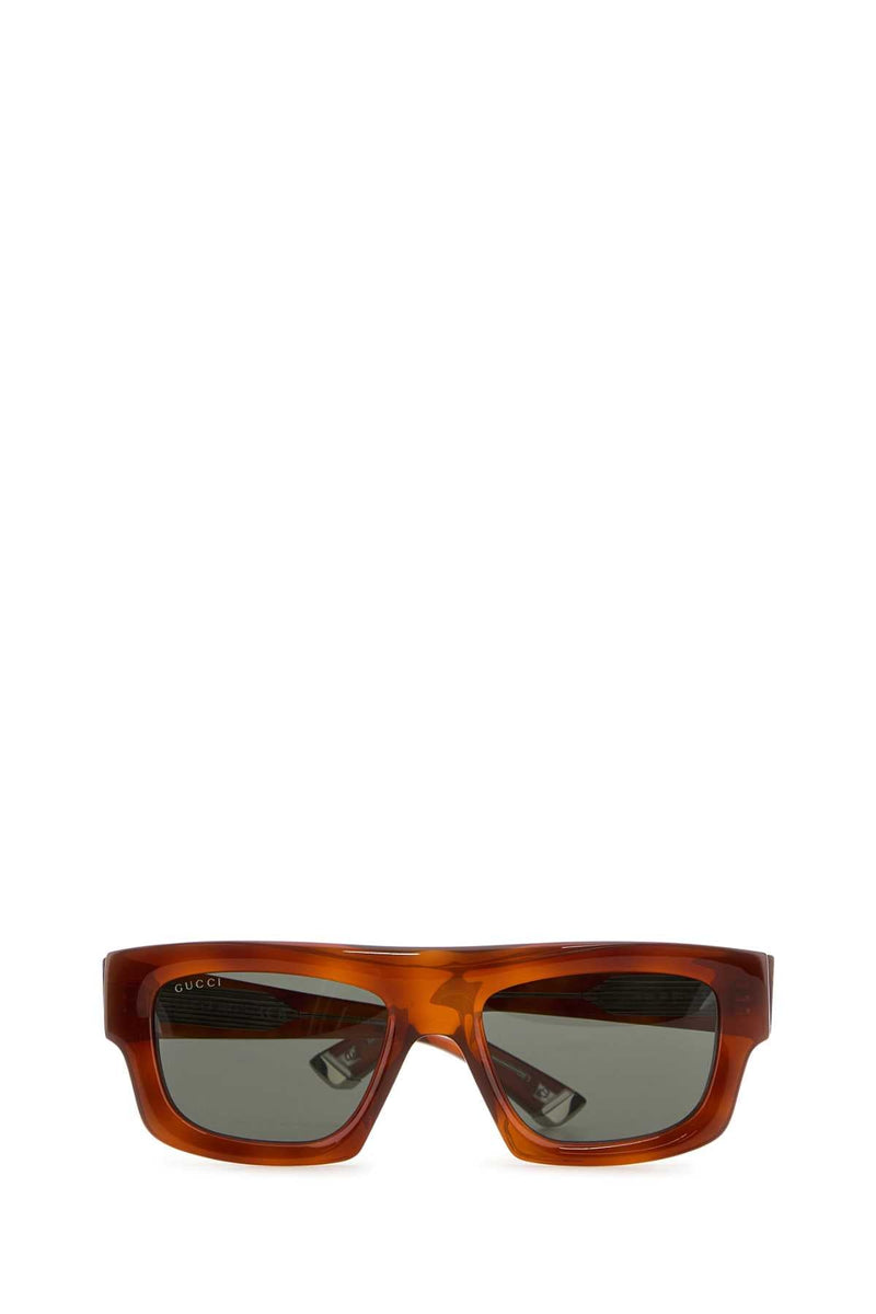 Gucci Gg1926s Tortoiseshell Acetate Sunglasses — Brown Exterior