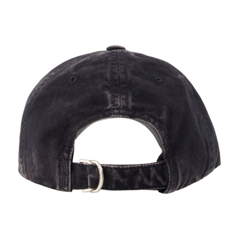 Acne Studios C40475-900 Cotton Logo Baseball Cap — Black Caps
